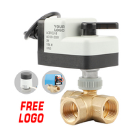 Mini-moteur électrique à commande par micro-interrupteur, boule d'eau électrique, cycle de vie long, AC220V/AC24V, température normale, maison, vanne 2 voies DN25