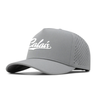 Chapeau de camionneur vierge Chapeaux de camionneur 5 panneaux en gros Polyester perforé et Spandex Odyssey Chapeaux de camionneur unis de haute qualité