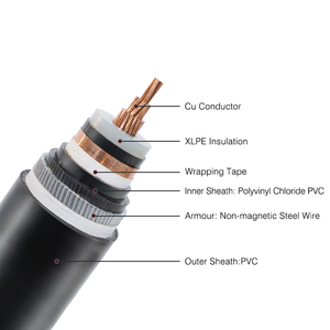 6KV 11kv 15KV 20kv 33kv 35KV <span class=keywords><strong>xlpe</strong></span> Cáp phân phối điện áp trung bình 6KV Đồng <span class=keywords><strong>xlpe</strong></span> cách điện cáp điện - Product Image 6