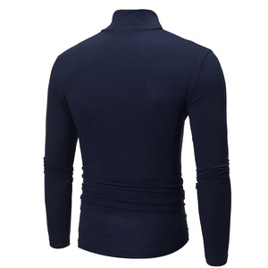 Maglia Termica da <span class=keywords><strong>Uomo</strong></span>, Abbigliamento Invernale, Maglietta Termica Autunnale, Collo Alto, Sottile, Aderente, Manica Lunga - Product Image 4