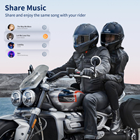 FODSPORTS FX10C full duplex sans fil intercom bluetooth sans fil communication casque maille intercom moto système sans fil