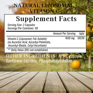 Capsules de Vitamine C Liposomale en Gros : Soutient la Défense Antioxydante, Absorption Améliorée, Comprimés de Vitamine - Product Image 2
