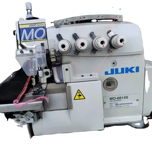 इस्तेमाल किया JUKI 6814 एस उच्च गति चार धागे औद्योगिक सर्ज overlock सिलाई मशीन