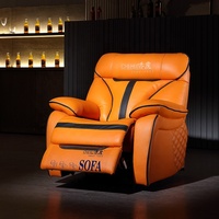 Vente en gros de fauteuil inclinable mobilier moderne de style européen fauteuil inclinable en cuir de grain de Offre Spéciale puissance 3 + 1 sièges de cinéma Dubaï
