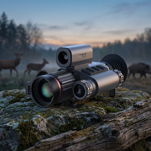 Lunette de <span class=keywords><strong>vision</strong></span> <span class=keywords><strong>nocturne</strong></span> tactique infrarouge portable d'extérieur 5x-20x 1080p haute définition avec enregistrement, portée 400m, écran AMOLED HT-70 LRF et Wi-Fi - Product Image 3