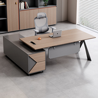 Meubles de bureau de luxe de haute qualité Table en forme de L Bureau en bois Bureau en forme de L Mobilier de bureau moderne