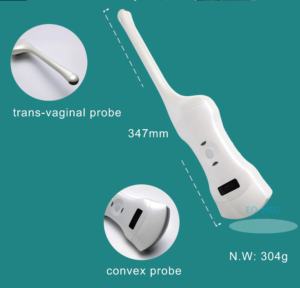 Mejor <span class=keywords><strong>precio</strong></span> Clínica Hospital Veterinario Uso <span class=keywords><strong>Transvaginal</strong></span> Convexo Doble Sonda <span class=keywords><strong>Ultrasonido</strong></span> inalámbrico con imágenes nítidas DCU19F - Product Image 2