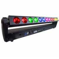 Barre mobile LED 12x40W Magic Blade 12 pièces 40W Dmx Matrix Rgbw 4in1 Pixel Wash Moving Head Light