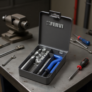 Kit de Reparación de Roscas Fervi Unf F-Coil, Juego de 10 Piezas para Metal y Plástico - Product Image 3