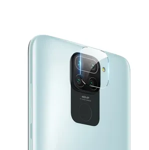 Protecteur d'écran en verre trempé pour téléphone, 2 pièces, Film pour objectif de caméra, pour <span class=keywords><strong>Xiaomi</strong></span> <span class=keywords><strong>Redmi</strong></span> <span class=keywords><strong>Note</strong></span> 9, 9 <span class=keywords><strong>Pro</strong></span> - Product Image 1