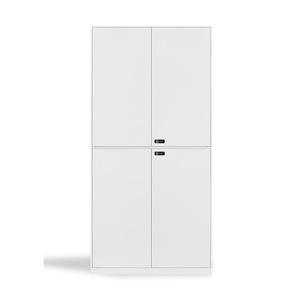 Thiết kế mới làm đầy tủ với sự kết hợp khóa cửa kính 2 ngăn kéo tủ thép Locker cho văn phòng - Product Image 2