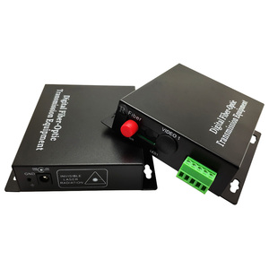 Convertitore da contatto a secco Yunvo a fibra ottica 1CH 2CH 4CH 8CH 16CH 1310/1550nm 20km Chiusura a contatto su fibra - Product Image 2