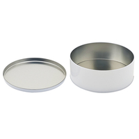 Boîte en fer blanc hermétique de qualité alimentaire pour chocolats et bonbons, grande boîte ronde avec logo personnalisé pour biscuits, tiramisu et snacks