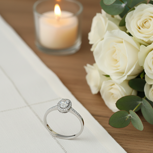 Luxury Looking Trendy Rhodium Plated 925 Sterling Silver Zircon Gemstone Engagement Wedding Anniversary Gift Ring for Women Anti - Product Image 3