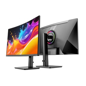 El más barato nuevo estilo 22 24 26 27 pulgadas monitores Lcd verticales ancho 75Hz 100Hz 1K 2K pantalla curva de ordenador Rgb barra de luz para juegos - Product Image 1