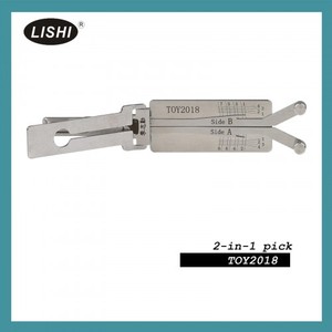 Outil de serrurier Lishi 2-en-1 pour le crochetage et le décodage de serrures, en acier inoxydable, professionnel, non destructif, pour les serrures de portes de <span class=keywords><strong>voiture</strong></span>, gaucher/droitier - Product Image 5