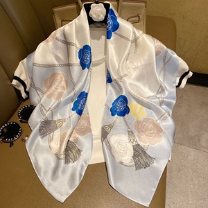 Nuova Sciarpa in Seta di Gelso 100% di Alta Gamma, Design di Lusso, 12um, Stampa Personalizzata, Protezione Solare, Sciarpa in Seta Stampata per Donna - Product Image 2