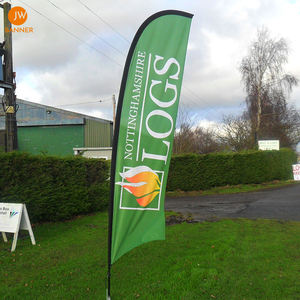 ธงขนนกตกแต่งภายนอกอาคาร สำหรับงานโปรโมชั่น เปิดตัวโครงการ หรือธงชายหาด - Product Image 3