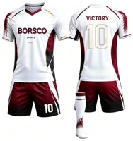 Vêtements de football sublimés avec logo personnalisé, uniforme de club sportif personnalisé, nouveaux designs, uniformes de football pour hommes