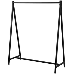 OEM ODM Porte-vêtements personnalisable 47.2 ''en métal et bois Porte-vêtements pliable et autoportant simple pour le salon et la salle de bain - Product Image 5