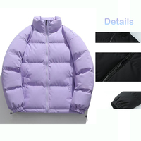 Veste Homme Hiver Décontractée Sur Mesure Col Montant Zippée Très Vendue Chaude Épaisse Extérieur Grande Taille Haute Qualité
