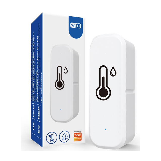 Tuya WiF BLE Temperature Humidity Sensor Smart Home Wireless Thermometer Hygrometer Detector Works With Google Alexa