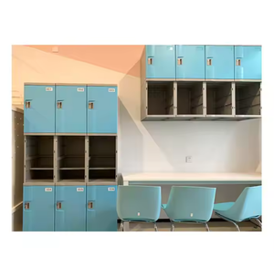 Casier de rangement moderne, petites boîtes de rangement, armoire de rangement en plastique ABS avec porte pour les lieux à fort trafic comme les usines et les gymnases - Product Image 5