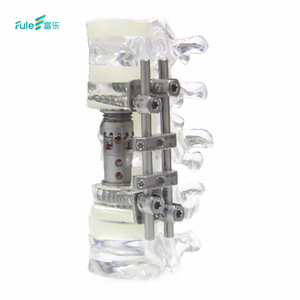 Kandang Fusi <span class=keywords><strong>Interbody</strong></span> Implan Titanium Alloy Kustom Langsung dari Pabrik, Aplikasi Rumah Sakit, Kelas Tubuh Tulang Belakang Buatan - Product Image 1