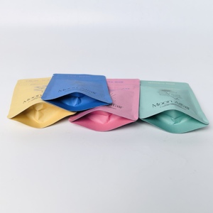 Sac en papier kraft personnalisé avec logo imprimé, pour chips, boules de chocolat, épices, petit emballage alimentaire imperméable de qualité alimentaire - Product Image 6