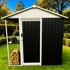 סיטונאי מתכת גן סככה 6ft מגולוון מחסן פלדה מגולוון עם שימוש בפטיו בחצר האחורית - Product Image 3