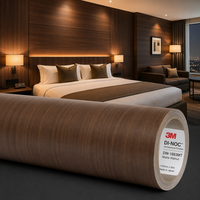 Film décoratif en PVC 3M pour panneaux muraux et meubles stratifiés, utilisé dans la décoration intérieure des hôtels et des bureaux