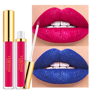 Liptint 10 Glitter liquido lucidalabbra diamante metallizzato brillante lucidalabbra glitterato a lunga durata <span class=keywords><strong>rossetto</strong></span> Glitter - Product Image 1