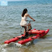 Pontoons plats Water Cycle 1 place, cadre en aluminium avec coussin d'air avant, PVC double couche, pour complexe hôtelier, pliable, de Chine, Lumark