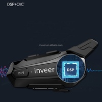 Casque Intercom Moto Bluetooth Inveer 1000m Duplex pour Accessoires de Casque X1Plus – Casques Moto