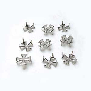 Rivets à pointe en forme <span class=keywords><strong>de</strong></span> croix, quatre griffes, en fer, pour cuir, vêtements, sacs, chaussures, accessoires <span class=keywords><strong>de</strong></span> bricolage, 10000 pièces, extrémité fermée - Product Image 4