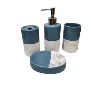 Cheap Porcelain Bathroom Four-piece Set Ceramic Bathroom Accessories set