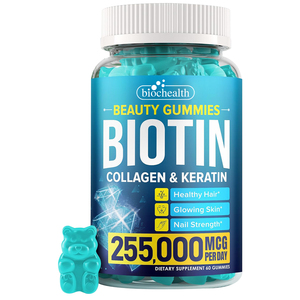 Gomitas de Vitaminas Personalizables de Marca Privada con Colágeno y Queratina para un Cabello Saludable y una Piel Radiante - Product Image 1