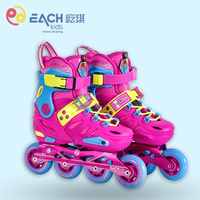 Patins à roulettes EACHkids de haute qualité et abordables pour enfants avec cadre en alliage d'aluminium et roues en PU 82A à rebond élevé