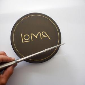 Posavasos con logotipo personalizado HG4524, papel grueso, posavasos de papel en relieve personalizado, posavasos para restaurante, almohadillas de papel - Product Image 3