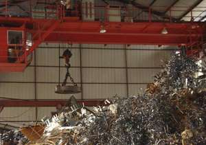 Grúa de elevación electromagnética, torre de acero para raspar, diámetro de molino de acero Grúa KINO de 2200mm - Product Image 3