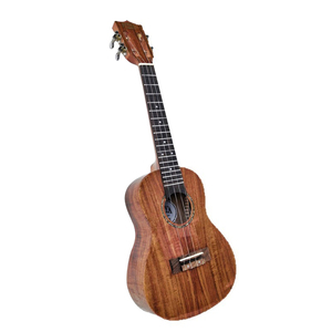 Ukelele Profesional Koa de Alto Brillo, 23 Pulgadas, Tamaño Concierto/Tenor, con Estuche Acolchado de Lujo, Venta al Por Mayor - Product Image 1