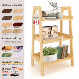 Étagère à livres en bambou à 3 niveaux, organisateur multifonctionnel, écologique, naturel, pour la maison, le bureau, la chambre à coucher, le <span class=keywords><strong>salon</strong></span> - Product Image 1