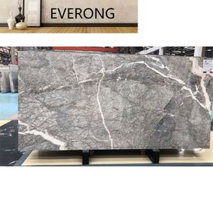 Dalles de marbre gris Emperador Herms certifiées CE Wanli Stone - Design graphique moderne poli, épaisseur personnalisable, garantie 3 ans - Product Image 3