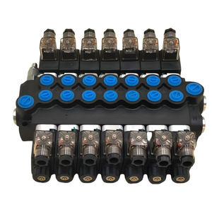 Vanne de commande directionnelle hydraulique à double action Huamao 50L/min 7 bobines, 15kg, pour machines de construction et agricoles - Product Image 1
