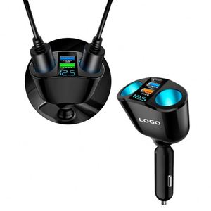 Cargador de Coche Eléctrico con Ajuste Multiángulo, Carga Rápida con Puertos USB Tipo-C Duales - Product Image 1