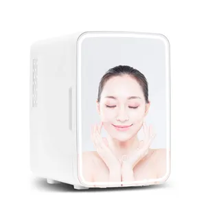 New Mirror 10L kleiner tragbarer kosmetischer Hautpflege-Kühlschrank Mini Make-up Beauty-Kühlschrank