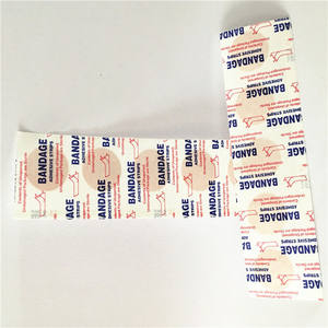 Tiras Adhesivas de Tela No Tejida, Material de Sutura Médica Estéril, Una Hoja con 5 Parches, Pegamento Acrílico, Certificado CE - Product Image 2