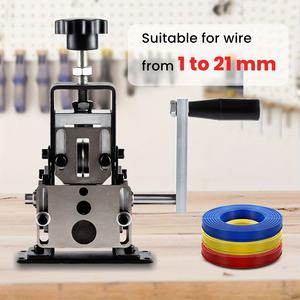 Machine à dénuder les fils de <span class=keywords><strong>ferraille</strong></span> portable The HobbyWorker, Dénudeur de câbles à manivelle pour le recyclage des fils - Product Image 3
