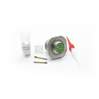Receptáculo de conector circular de 8 posiciones D38999/24FC08SN, 1/2/
