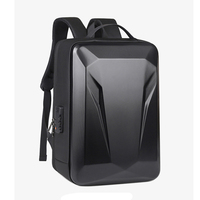 Business Gaming Puerto de carga USB carcasa dura mochila para computadora antirrobo agrandada impermeable mochila para computadora portátil de 17 pulgadas